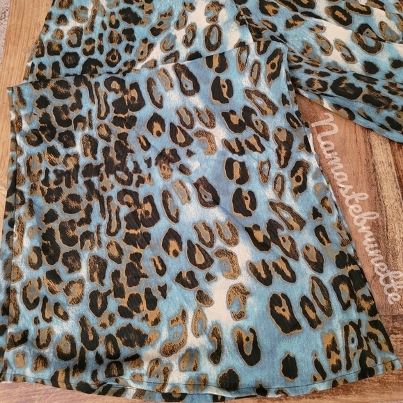NWOT Raga Anthropologie  Wide Leg Jumpsuit Leopard Cheetah Print - Picture 7 of 10